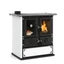 La Nordica ROSETTA SINISTRA 5.0 STEEL fatüzelésű tűzhely (7,9 kW / fehér)