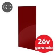 FALCON IPCW Glass Design 600 mennyezeti és fali infrapanel bordó színű üveg felülettel (600 W)