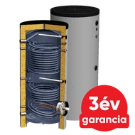 SUNSYSTEM SWP 2N 750 indirekt használati meleg víz tartály hőszivattyúhoz (750 liter) - 2 hőcserélővel