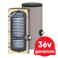 SUNSYSTEM SWP 2N 500 indirekt használati meleg víz tartály hőszivattyúhoz (500 liter) - 2 hőcserélővel