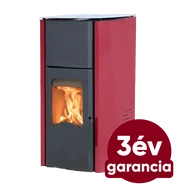 WENTOREX Garda PS-H 25 vízteres pellet kályha (25 kW / bordó)