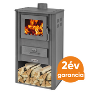 Blist OGANJ LM N acél lemez fatüzelésű kályha ( 7-9 kW sötét szürke)