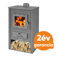 BLIST B1 EKO acél lemez fatüzelésű kályha (7-9 kW sötét szürke)