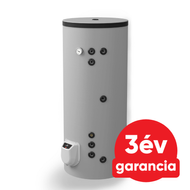 ELDOM Green Line S21300 álló indirekt HMV tartály (300 liter / 2 párhuzamos hőcserélő / 6 kW elektromos fűtőbetét)