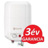 ELDOM 10 literes elektromos vízmelegítő - pult fölé telepíthető alsó kifolyású (B energia osztály / 2 kW)