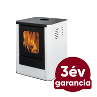 FALCON COMODO Central W18 vízteres fatüzelésű kályha (18 kW - fehér)