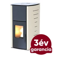 FALCON COMODO CENTRAL P12 vízteres pellet kályha (Krém)