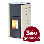 FALCON COMODO CENTRAL P18 vízteres pellet kályha (Krém)