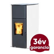 FALCON COMODO CENTRAL P25 vízteres pellet kályha (Fehér)
