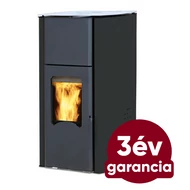 FALCON COMODO CENTRAL P25 vízteres pellet kályha (Szürke)
