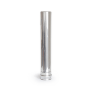 80 x 500 mm rozsdamentes pellet kályha füstcső - fémszínű