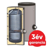 SUNSYSTEM SWP 2N 500 indirekt használati meleg víz tartály hőszivattyúhoz (500 liter) - 2 hőcserélővel