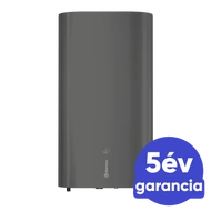modern stílus és hagyományos vezérlés találkozása - antracit lapos bojler 100 liter / 2500 Watt