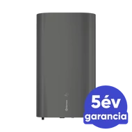 modern stílus és hagyományos vezérlés találkozása - antracit lapos bojler 80 liter / 2500 Watt