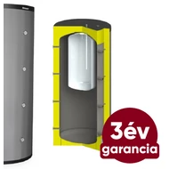 Centrometal CAS-B 803 fűtési puffer tartály hőszigeteléssel és rozsdamentes HMV tartállyal (727 liter)