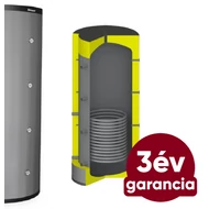 Centrometal CAS-S 503 fűtési puffer tartály hőszigeteléssel és INOX hőcserélővel (465 liter)