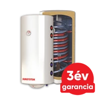Sunsystem MB V/S2 L 120 fali álló indirekt HMV tartály 2 párhuzamos hőcserélővel (balos / 120 liter / 3 kW)