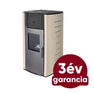 WENTOREX Milano PS-D 10 meleg levegős pellet kályha (10 kW / krém)
