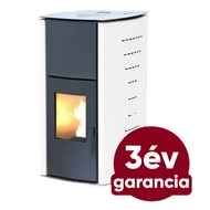 WENTOREX Como PS-H 18 vízteres pellet kályha (18 kW / fehér)