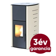 WENTOREX Como PS-H 18 vízteres pellet kályha (18 kW / krém)
