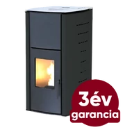 WENTOREX Como PS-H 18 vízteres pellet kályha (18 kW / szürke)