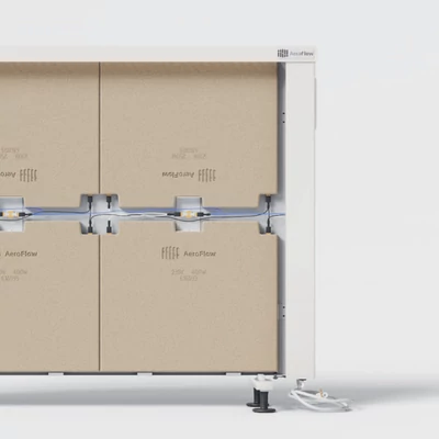Kép 6/10 - AeroFlow MAXI 2450 W Pro WiFi hőtárolós elektromos radiátor digitális vezérléssel
