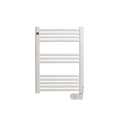 Kép 1/7 - Deltacalor Electro BASIC 300 Watt elektromos törölközőszárítós radiátor manuális vezérléssel (fehér - 500 mm)