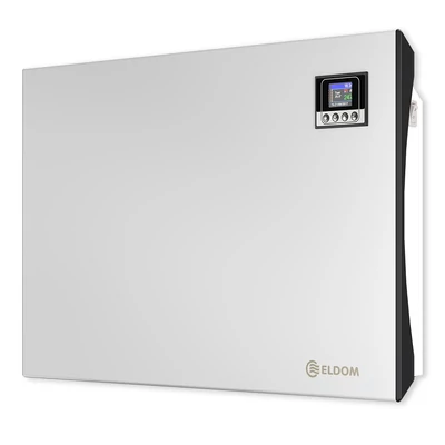Kép 2/9 - ELDOM Galant 15 WiFi elektromos fűtőpanel programozható vezérléssel (1500 Watt - iOS és Android)
