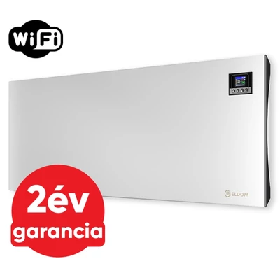 Kép 1/10 - ELDOM Galant 30 WiFi elektromos fűtőpanel programozható vezérléssel (3000 Watt - iOS és Android)