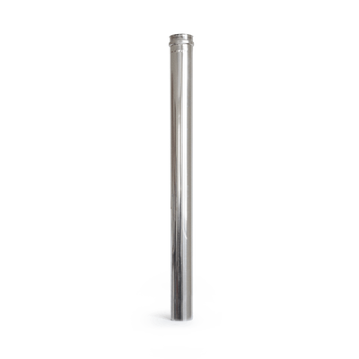 80 x 1000 mm-es rozsdamentes pellet kályha füstcső