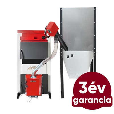 Kép 1/12 - LAFAT SM vegyes tüzelésű kazán + Pell Eco 20 pellet kazán (vegyes tüzelésű kazán, pellet tartály és égőfej)