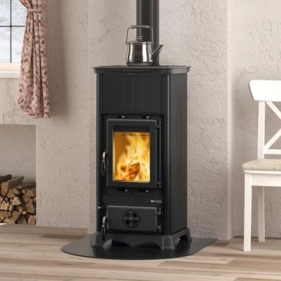 Kép 1/2 - La Nordica EMILIANA STEEL fatüzelésű kályha (6,5 kW)