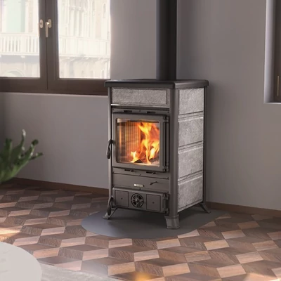Kép 2/3 - La Nordica ROSSELLA R1 5.0 PETRA fatüzelésű kályha (9 kW)