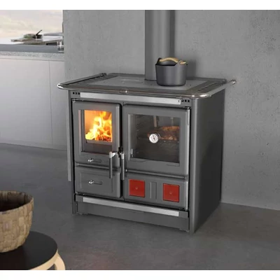 Kép 1/3 - La Nordica ROSA L 5.0 STEEL fatüzelésű tűzhely (9,5 kW)