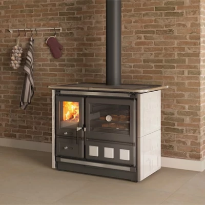Kép 1/5 - La Nordica ROSA XXL 5.0 - MAIOLICA fatüzelésű tűzhely (11 kW)