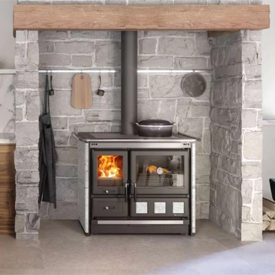 Kép 1/3 - La Nordica ROSA XXL 5.0 - PETRA fatüzelésű tűzhely (11 kW)