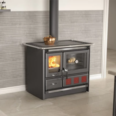 Kép 4/4 - La Nordica ROSA XXL 5.0 - STEEL fatüzelésű tűzhely (11 kW)