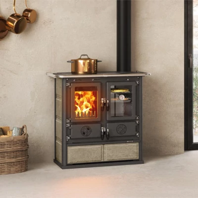 Kép 1/2 - La Nordica ROSETTA 5.0 PETRA fatüzelésű tűzhely (7,9 kW)