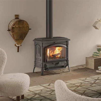 Kép 1/3 - La Nordica TERMOISOTTA DSA vízteres öntöttvas fatüzelésű kályha (15 kW)