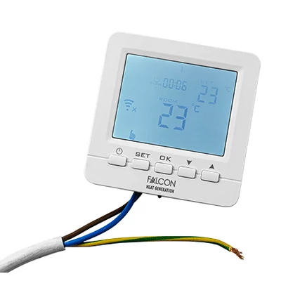 Kép 2/4 - FALCON WIFI Control programozható digitális szobatermosztát központi fűtéshez és hűtéshez (3A)