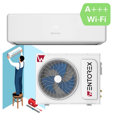 Kép 1/15 - WENTOREX Colorado 12 WiFi oldalfali split hűtő-fűtő klíma csepptálca fűtéssel, telepítéssel (R32 - 3,5 kW)