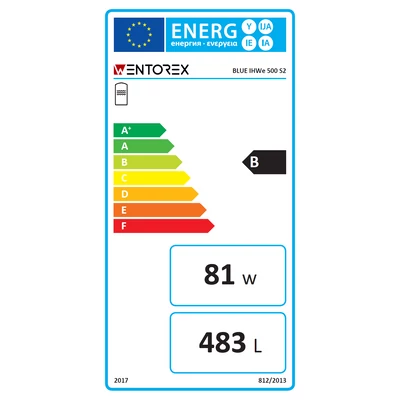 Kép 8/9 - WENTOREX Blue IHWe 500 S2 - energiacímke