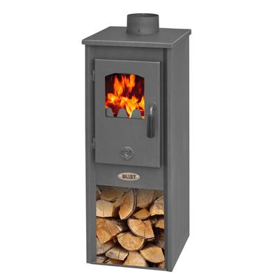 Blist Ekonomik Lux LM N acél lemez fatüzelésű kályha (5-7 kW sötét szürke)