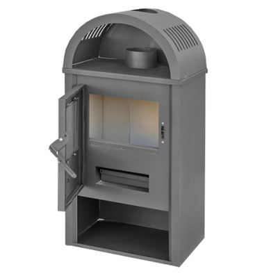 BLIST B10 acél lemez fatüzelésű kályha (7-9 kW sötét szürke)