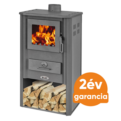 Blist OGANJ LM N acél lemez fatüzelésű kályha ( 7-9 kW sötét szürke)