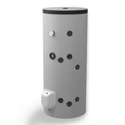 ELDOM Green Line S 200 álló indirekt HMV tartály (200 liter / 1 hőcserélő / 3 kW elektromos fűtőbetét)