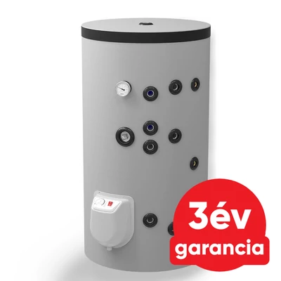Kép 1/2 - ELDOM Green Line S2 150 álló indirekt HMV tartály (200 liter / 1 hőcserélő / 3 kW elektromos fűtőbetét)