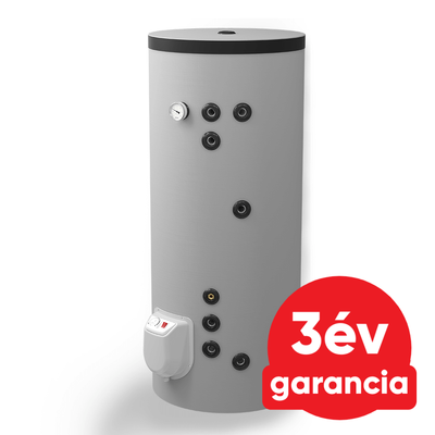 ELDOM Green Line S21200 álló indirekt HMV tartály (200 liter / 2 párhuzamos hőcserélő / fűtőbetét nélkül)