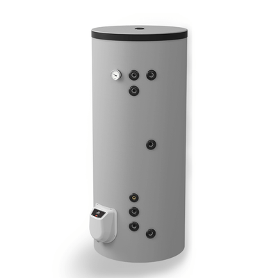 ELDOM Green Line S21300 álló indirekt HMV tartály (300 liter / 2 párhuzamos hőcserélő / fűtőbetét nélkül)