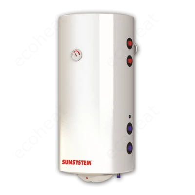 Kép 3/6 - Sunsystem BB V/S2 R 200 fali álló indirekt HMV tartály 2 párhuzamos hőcserélővel (jobbos / 200 liter / 3 kW)
